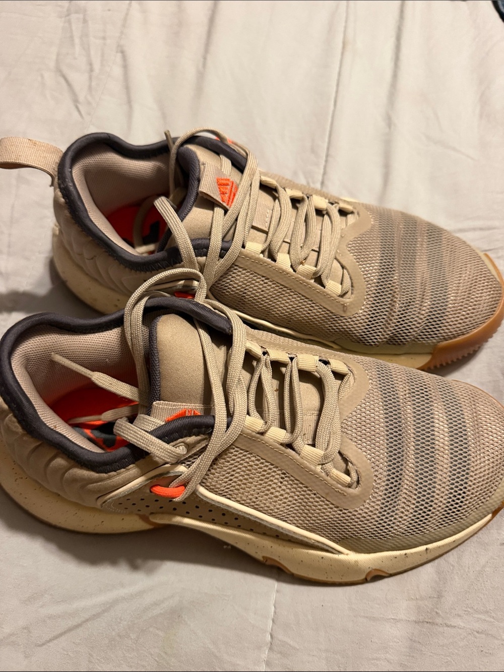 Women’s Beige Athletic Sneakers - Lightweight Comfort
